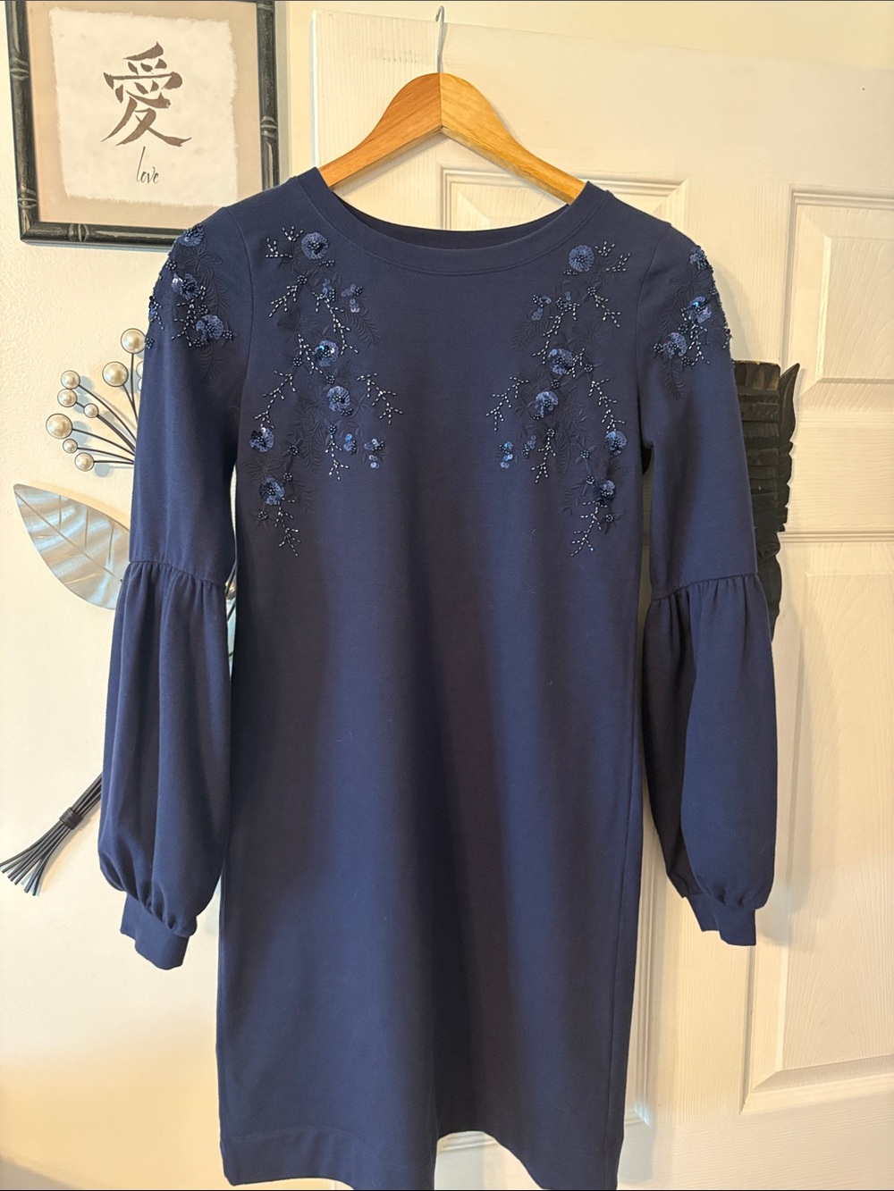 Lilly Pulitzer Navy Top with Hot Pink Label